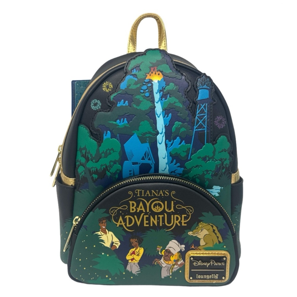 Disney Parks Tiana's Bayou Adventure Loungefly Mini Backpack - NEW